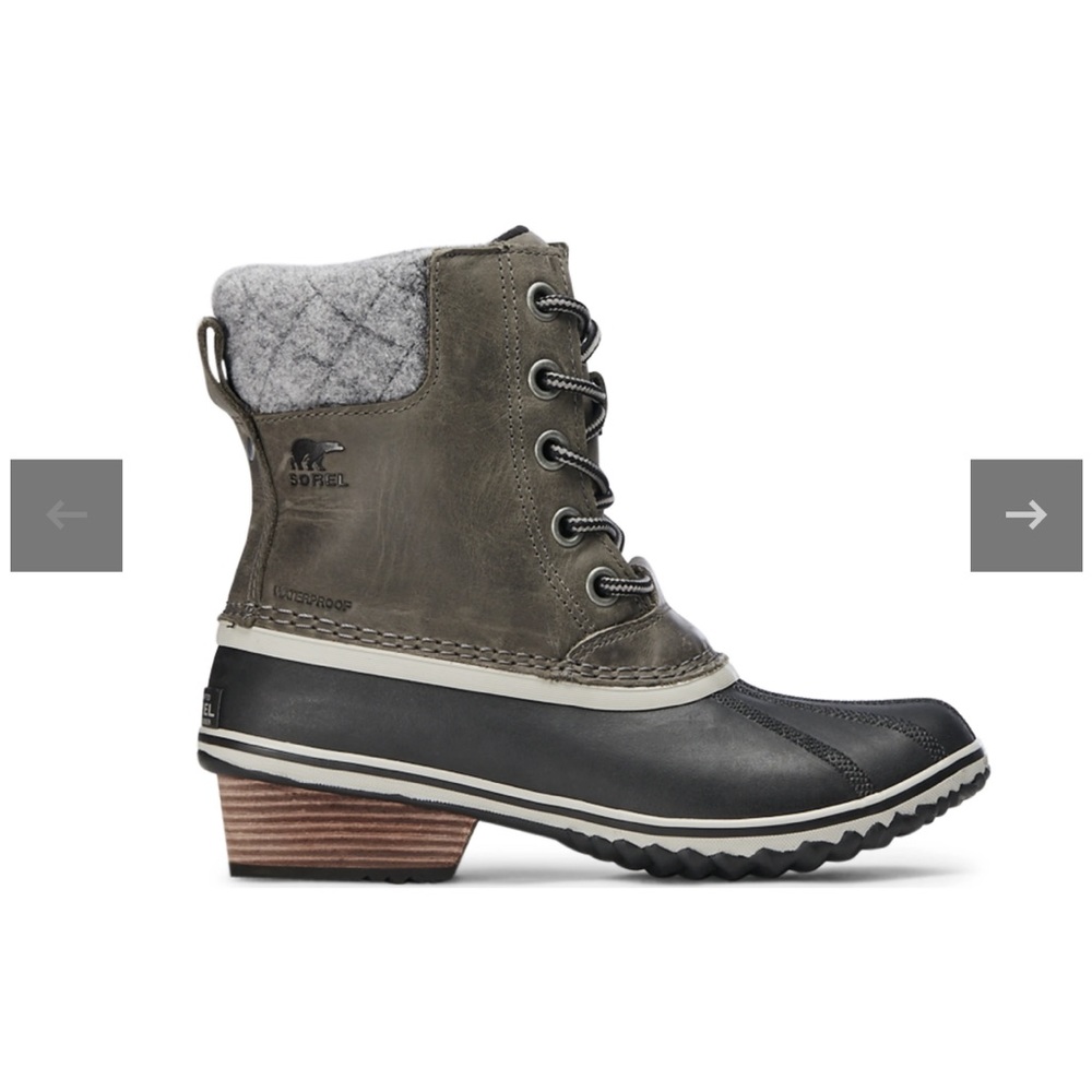 Sorel Slimpack II Lace/Felt Duck Boots